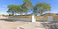 Fachada da Escola Municipal Professor Celito Brito, em Guanambi  Foto: Reprodução/Google Street View