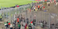 Torcedores de Celtic e Ajax provocam briga generalizada em torneio amistoso na It&aacute;lia; veja o v&iacute;deo  Foto: Reprodu&ccedil;&atilde;o/Redes Sociais