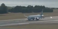 Avi&atilde;o da Alaska Airlines colide com grupo de veados em pista de pouso  Foto: Fuutii4312 / Reprodu&ccedil;&atilde;o