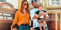 Virginia Fonseca e Zé Felipe com os filhos  Foto: Reprodução/Instagram/@zefelipe