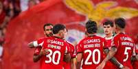 Richard Ríos se destacou na estreia com a camisa do Benfica  Foto: Divulgação/Benfica / Jogada10