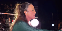 Ivete Sangalo se emocionou durante show no Fortal ao lembrar de Preta Gil  Foto: Reprodução X