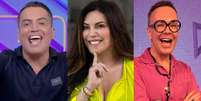 Leo Dias, Marcia Goldschmidt e Felipeh Campos já foram do SBT e agora reforçam o elenco da Band  Foto: Reproduções