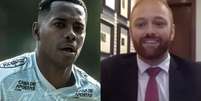 Robinho e o Walter Delgatti planejam abrir uma bet, diz colunista  Foto: Ivan Storti/Santos FC/Reprodução/Youtube