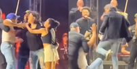 Vídeo em que Roberta Miranda supostamente bate em fã Foto: Reprodução/X