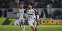 Pedro (Flamengo) durante jogo contra o Bragantino, no dia 23.07.2025 Foto: Associated Press / Alamy