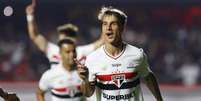  Foto: Rubens Chiri/São Paulo FC - Legenda: Ferreira marcou o seu sétimo gol na temporada / Jogada10