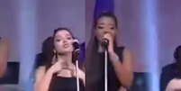H&aacute; 10 anos: quase ningu&eacute;m lembra, mas Anitta e Ludmilla foram 'backing vocals', interpretando (ou tentando) Libras no palco da Globo.  Foto: Reprodu&ccedil;&atilde;o, X / Purepeople