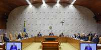 STF defende 'inexcedível' Moraes em 1ª sessão após medidas dos EUA e lembra trama golpista  Foto: Rosinei Coutinho/STF
