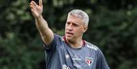 O técnico Hérman Crespo, do São Paulo  Foto: Rubens Chiri / São Paulo FC
