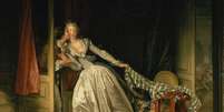 O Beijo Roubado, de Jean Honore Fragonard (1787). De obras-primas renascentistas a fotos de tabloides, o ato de traição romântica não apenas moldou vidas pessoais, mas também deixou sua marca na história da arte. Pintores ao longo dos séculos transformaram essa transgressão íntima em arte, convidando os espectadores a se tornarem voyeurs da paixão, da culpa e do desejo. Hermitage Museum  Foto: The Conversation