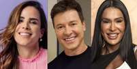 Wanessa Camargo, Rodrigo Faro e Gracyanne Barbosa ganham a chance de reconquistar a aprovação popular  Foto: Reprodução/Divulgação