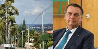 Residência onde Bolsonaro irá cumprir prisão domiciliar fica em condomínio de alto padrão  Foto: Arte Terra/ Reprodução