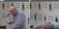 Vereador passa mal e desmaia durante discurso no plenário em SC  Foto: Reprodução/Youtube
