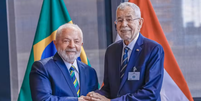 Lula e Alexander Van der Bellen, presidente da Áustria Foto: Divulgação/PR/Ricardo Stuckert
