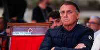 Jair Bolsonaro participou de um culto na Igreja Catedral da Benção, em Taguatinga (DF), no fim de julho  Foto: Wilton Junior/Estadão / Estadão