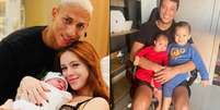 Dia dos Pais: Richarlison e Leguito falam da paixão pelos filhos e por PUBG Mobile Foto: Reprodução / Instagram (Richarlison e Amandinha) / Arquivo Pessoal (Leguito)