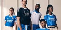 Imagens do novo terceiro uniforme do Real Madrid &ndash;  Foto: Divulga&ccedil;&atilde;o/Adidas / Jogada10
