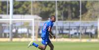 Kevin Jacaré, jogador do time sub-17 do Red Bull Bragantino. Foto: Fernando Roberto/Red Bull Bragantino / Esporte News Mundo