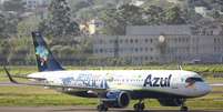 Avi&atilde;o da Azul em foto de arquivo  Foto: ANSA / Ansa - Brasil
