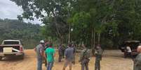 Policiais do Amap&aacute; e Par&aacute; investigam ataque que deixou 7 mortos na Amaz&ocirc;nia  Foto: GTA/Divulga&ccedil;&atilde;o