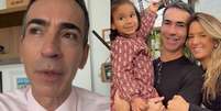 César Tralli falou sobre sua família com Ticiane Pinheiro  Foto: Reprodução/Instagram / Márcia Piovesan