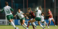 Lance de Flamengo x Palmeiras pelo Brasileiro Feminino  Foto: Nayra Halm/ Staff Images Woman/ CBF