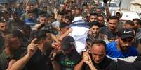 Funeral de jornalistas da Al Jazeera na Cidade de Gaza 11/8/2025  Foto: REUTERS/Dawoud Abu Alkas