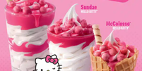 McDonald's lan&ccedil;a sobremesas da Hello Kitty nesta ter&ccedil;a-feira, 12   Foto: Reprodu&ccedil;&atilde;o