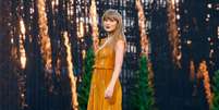 O novo álbum de Taylor tem uma estética verde e laranja Foto: Getty Images / BBC News Brasil