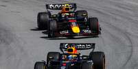 Verstappen e Tsunoda: o RB21 pode ser o menor dos problemas... Foto: Red Bull Content Pool