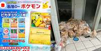 No Japão, parceria entre McDonald's e Pokémon causa desperdício de comida  Foto: McDonald's/Divulgação e @Genki_JPN via X / Estadão