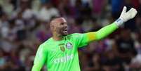 Weverton em ação no Palmeiras Foto: Weverton em ação no Palmeiras ( Cesar Greco/Palmeiras) / Gávea News