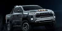 Novo Ram Dakota Nightfall Concept Foto: Stellantis/Divulgação