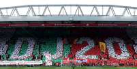 Homenagem a Diogo Jota antes de jogo do Liverpool  Foto: Michael Steele/Getty Images