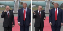 Putin é questionado por repórter quando vai ‘parar de matar civis’ em encontro com Trump no Alasca  Foto: Reprodução/Youtube