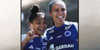 Vitória sobre o Bragantino classifica o Cruzeiro. Com isso, segue Rumo ao sonho do título do Brasileiro feminino.  Foto: Gustavo Martins/ Cruzeiro / Jogada10