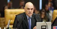 O ministro Alexandre de Moraes, durante sessão do STF  Foto: Fellipe Sampaio/STF / Perfil Brasil