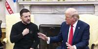 Visita à Casa Branca em fevereiro não terminou bem para Zelensky  Foto: ANSA / Ansa - Brasil