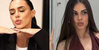 Bruna Biancardi tem reação polêmica após ser desmentida por Amanda Kimberlly sobre filhas de Neymar.  Foto: Reprodução/Instagram, @brunabiancardi / @akimberllya / Purepeople