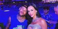 Neymar e Bruna Biancardi; esposa do jogador e Amanda Kimberlly, mãe de uma das filhas dele, se envolveram em polêmica nas redes sociais  Foto: @brunabiancardi via Instagram / Estadão