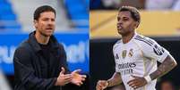 Xabi Alonso e Rodrygo Goes  Foto: Reprodução/Instagram