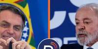 Ex-presidente Jair Bolsonaro e o presidente Lula.  Foto: Montagem Portal de Prefeitura/Divulgação / Portal de Prefeitura