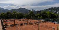 Quadras de saibro da Rio Tennis   Foto: Peter Wrede / Esporte News Mundo