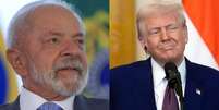 O presidente do Brasil, Luiz Inácio Lula da Silva, e o presidente dos Estados Unidos, Donald Trump  Foto: Wilton Junior/ Estadão e Alex Brandon/AP / Estadão