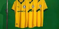 Imagens promocionais de lan&ccedil;amento da nova camisa do Palmeiras  Foto: Divulga&ccedil;&atilde;o