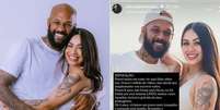 Volante ex-Botafogo e biomédica se relacionaram por oito anos Foto: Reprodução/Redes sociais / Jogada10