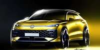 Teaser do novo Volkswagen T-Roc 2026  Foto: VW/Divulgação