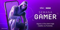 Viviano é o traje exclusivo da Vivo no Fortnite Foto: Divulgação/Vivo