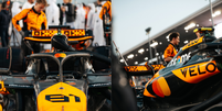 McLaren anuncia Mastercard como nova parceira na F1 (Imagem Editada)  Foto: Reprodução/X